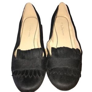 CL by Chinese Laundry Kiltie Fringe Pumps Loafers Black 8